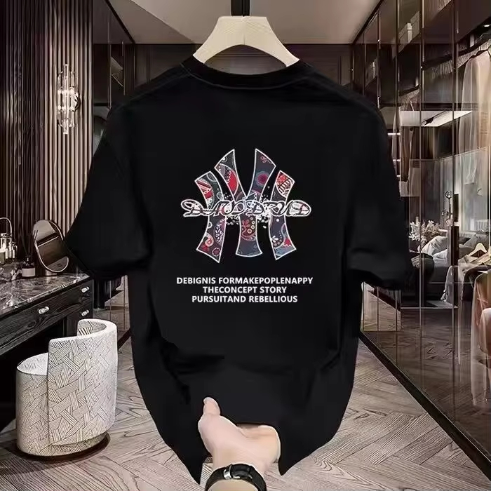 Streetwear Brand Logos - T-shirt in cotone con logo classico