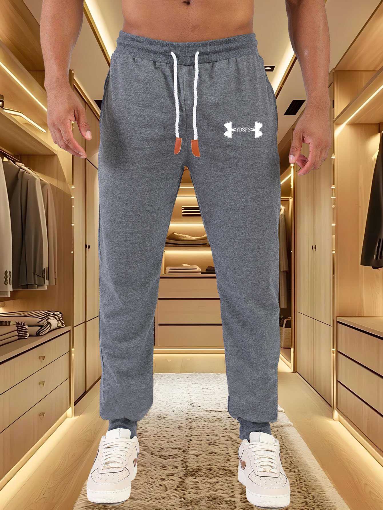 Pantaloni Jogger da Uomo con L - Streetwear Brand Logos recensione e prezzo