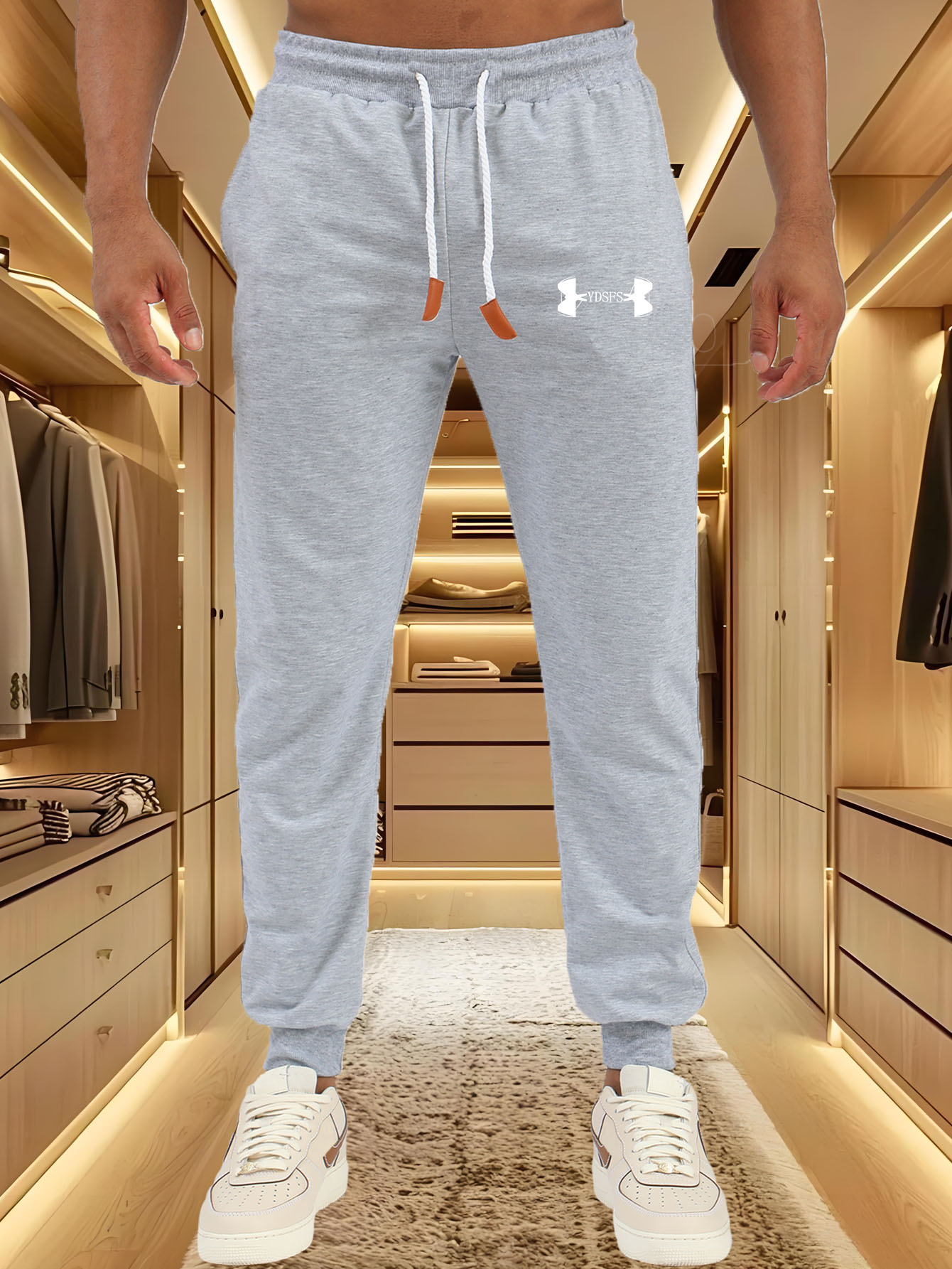 Pantaloni Jogger da Uomo con L - Streetwear Brand Logos recensione e prezzo