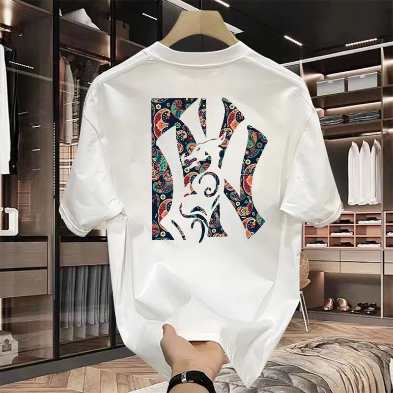 T-shirt in cotone con stampa f - Streetwear Brand Flower recensione e prezzo